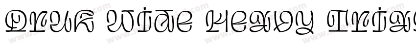 Druk Wide Heavy Trial字体转换